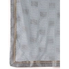 Generic Women's Zomto Checked Saree With Unstitched Blouse (Grey, 5-6 Mtrs)