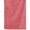 Generic Women's Linen Zig Zag Saree With Unstitched Blouse (Pink, 5-6 Mtrs)