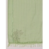 Generic Women's Chiffon Fabric Line Saree With Unstitched Blouse (Green, 5-6 Mtrs)