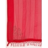Generic Women's Chiffon Fabric Line Saree With Unstitched Blouse (Pink, 5-6 Mtrs)