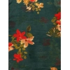 Generic Women's PC Vichitra Floral Printed Saree With Unstitched Blouse (Multicolor, 5-6 Mtrs)
