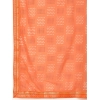 Generic Women's Zomto Checked Saree With Unstitched Blouse (Peach, 5-6 Mtrs)