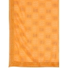 Generic Women's Zomto Checked Saree With Unstitched Blouse (Yellow, 5-6 Mtrs)