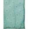 Generic Women's Linen Gola Printed Saree With Unstitched Blouse (Turquoise Green, 5-6 Mtrs)
