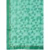 Generic Women's Zomto Printed Saree With Unstitched Blouse (Turquoise Green, 5-6 Mtrs)