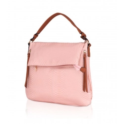 Generic Women's Faux Leather Textured Sling Bag (Pink) Generic Women's Faux Leather Textured Sling Bag (Pink)