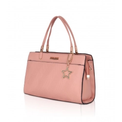 Generic Women's Faux Leather Textured Adjustable Long Belt Handbag (Pink) Generic Women's Faux Leather Textured Adjustable Long Belt Handbag (Pink)