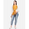 Generic Women's Cotton Opaque Stole (Yellow, Length: 1.5 to 2 Mtr)