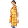 Generic Women's Cotton Opaque Stole (Yellow, Length: 1.5 to 2 Mtr)