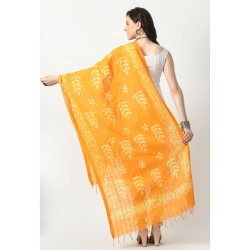 Generic Women's Cotton Printed Dupatta (Yellow, Length: Free Size) Generic Women's Cotton Printed Dupatta (Yellow, Length: Free Size)