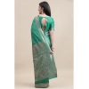Generic Women's Kanjivaram Silk Designer Weaving Saree With Unstitched Blouse (Green, 5.50 Mtrs)