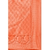 Generic Women's Banarasi Silk Designer Weaving Saree With Unstitched Blouse (Orange, 5.50 Mtrs)