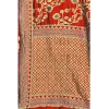 Generic Women's Banarasi Silk Designer Weaving Saree With Unstitched Blouse (Red, 5.50 Mtrs)