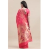 Generic Women's Kanjivaram Silk Designer Weaving Saree With Unstitched Blouse (Pink, 5.50 Mtrs)