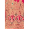 Generic Women's Banarasi Silk Designer Weaving Saree With Unstitched Blouse (Pink, 5.50 Mtrs)