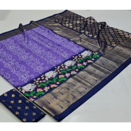 Generic Women's Art Silk Printed Saree With Unstitched Blouse (Magenta, 5-5 Mtrs) Generic Women's Art Silk Printed Saree With Unstitched Blouse (Magenta, 5-5 Mtrs)