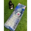 Generic Women's Chiffon Printed Saree With Unstitched Blouse (Blue, 5-5 Mtrs)