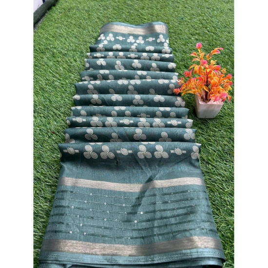 Generic Women's Art Silk Printed Saree With Unstitched Blouse (Blue, 5-5 Mtrs) Generic Women's Art Silk Printed Saree With Unstitched Blouse (Blue, 5-5 Mtrs)