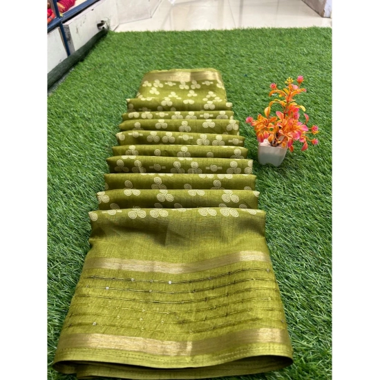 Generic Women's Art Silk Printed Saree With Unstitched Blouse (Dark-Green, 5-5 Mtrs) Generic Women's Art Silk Printed Saree With Unstitched Blouse (Dark-Green, 5-5 Mtrs)