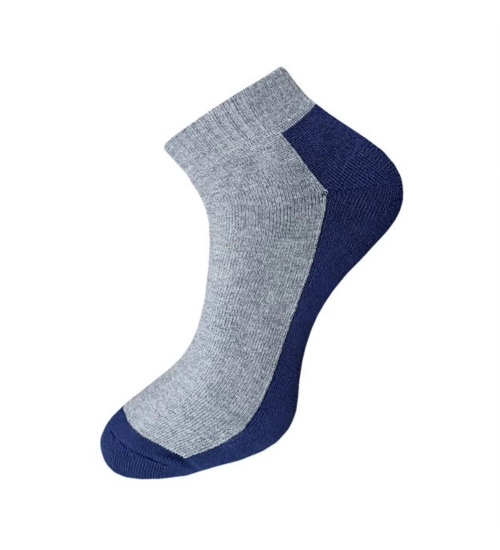 Generic 3_Pair Set Unisex Casual Cotton Solid Ankle Length Socks (Multicolor)