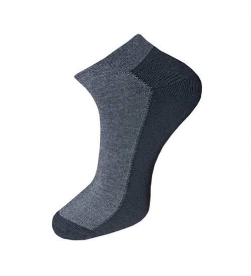 Generic 3_Pair Set Unisex Casual Cotton Solid Ankle Length Socks (Multicolor)