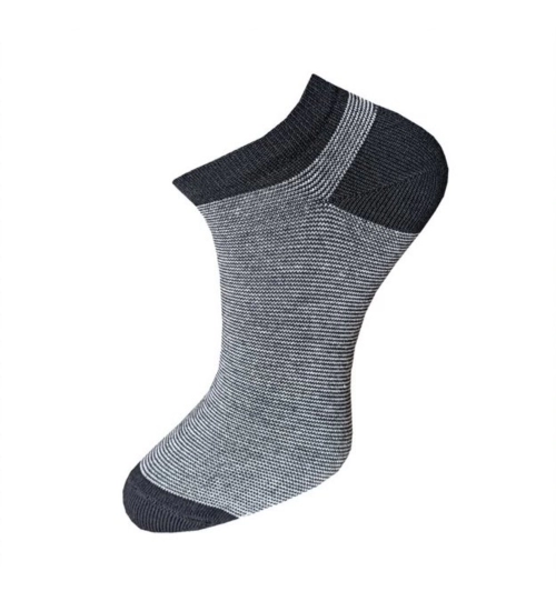 Generic 3_Pair Set Unisex Casual Cotton Striped Ankle Length Socks (Multicolor)