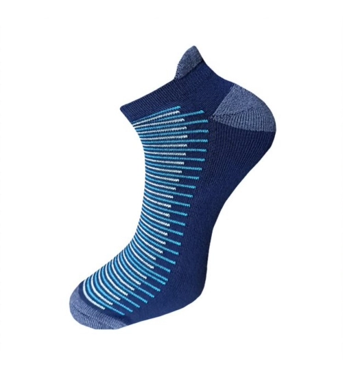 Generic 3_Pair Set Unisex Casual Cotton Striped Ankle Length Socks (Multicolor)