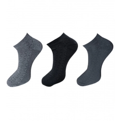 Generic 3_Pair Set Unisex Casual Cotton Printed Ankle Length Socks (Multicolor)