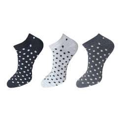 Generic 3_Pair Set Unisex Casual Cotton Printed Ankle Length Socks (Multicolor)