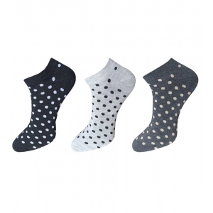 Generic 3_Pair Set Unisex Casual Cotton Printed Ankle Length Socks (Multicolor)