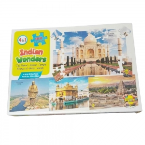 160_Pcs Set Indian Wonders Puzzle | Cardboard | Educational Toys| 3+ Years 160_Pcs Set Indian Wonders Puzzle | Cardboard | Educational Toys| 3+ Years