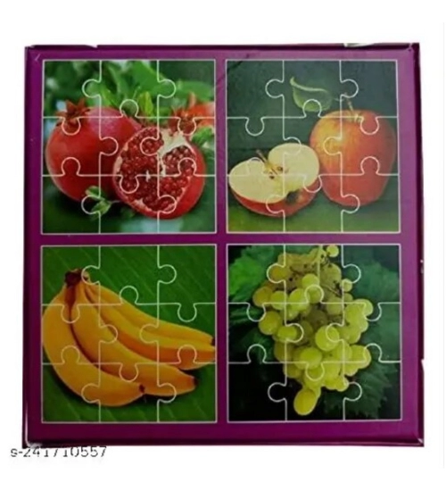 4_Pcs Set Fruits Puzzle | Cardboard | Educational Toys | 4+ Years 4_Pcs Set Fruits Puzzle | Cardboard | Educational Toys | 4+ Years
