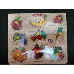 Wooden Puzzle - Fruits | Wood | Educational Toys | 3+ Years