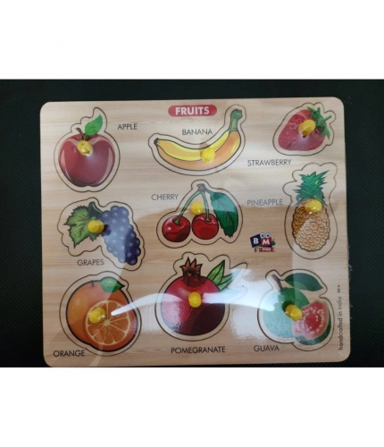 Wooden Puzzle - Fruits | Wood | Educational Toys | 3+ Years