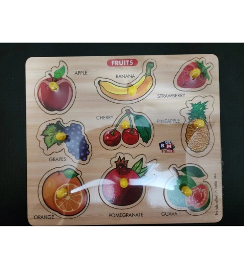Wooden Puzzle - Fruits | Wood | Educational Toys | 3+ Years