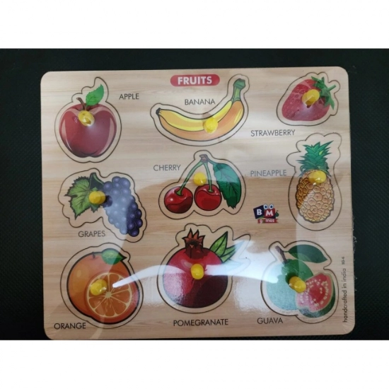 Wooden Puzzle - Fruits | Wood | Educational Toys | 3+ Years