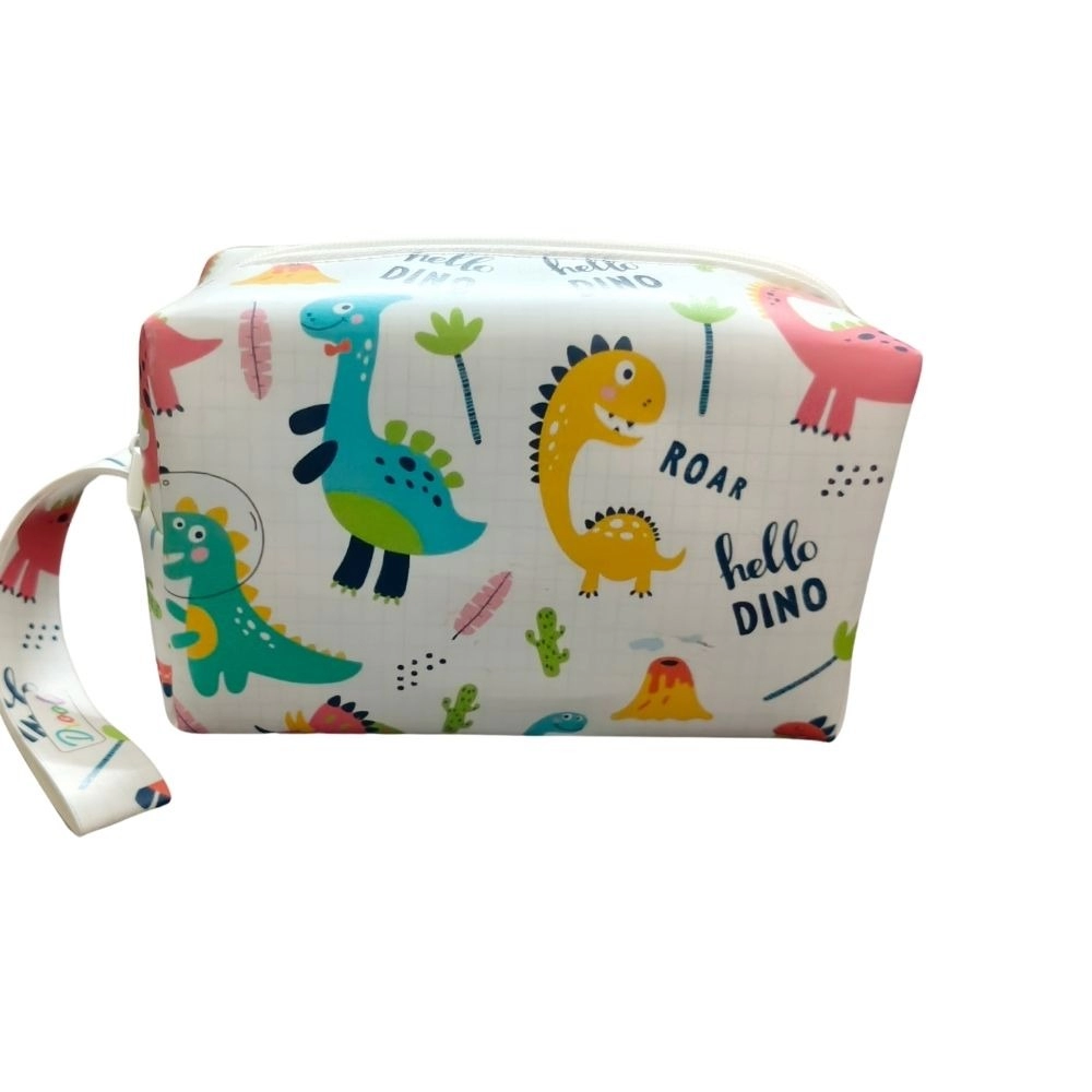 Pouch - Dinosaur Theme | Canvas | Stationery | 3+ Years Pouch - Dinosaur Theme | Canvas | Stationery | 3+ Years