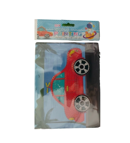 Pack Of_2 Diamond Painting Kit - Car |   Cardboard  |   Stationery | 2+ Years