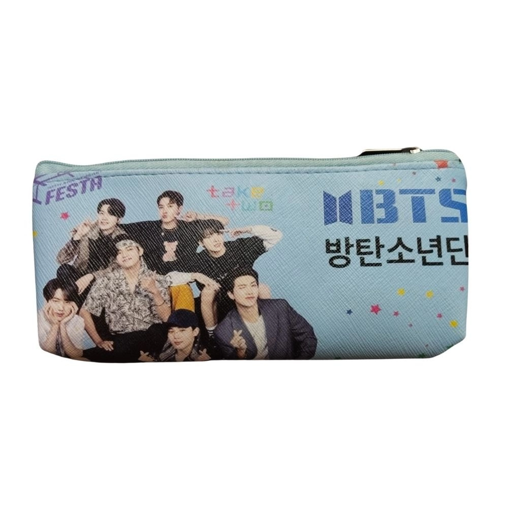 Pack Of_2 Pencil Poch - BTS | Canvas | Stationery | 3+ Years Pack Of_2 Pencil Poch - BTS | Canvas | Stationery | 3+ Years