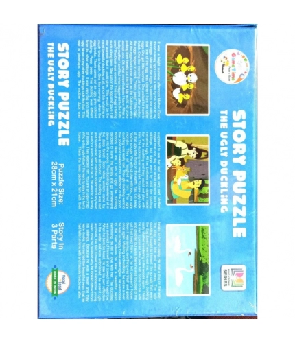 35_Pcs Set Ugly Ducklingg Story Puzzle | Cardboard | Educational Toys | 5+ Years