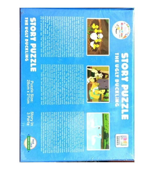 35_Pcs Set Ugly Ducklingg Story Puzzle | Cardboard | Educational Toys | 5+ Years