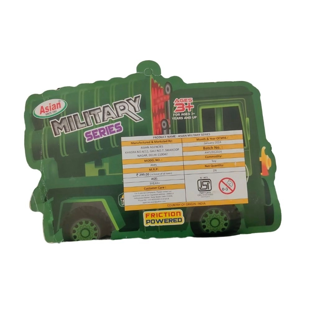 Agni Missile Launcher Military Truck |   Plastic  |   Toys| 1+ Years
