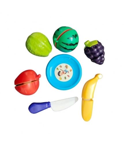 5_Pcs Set Cutting Fruits  |   Plastic  |   Toys| 1+ Years
