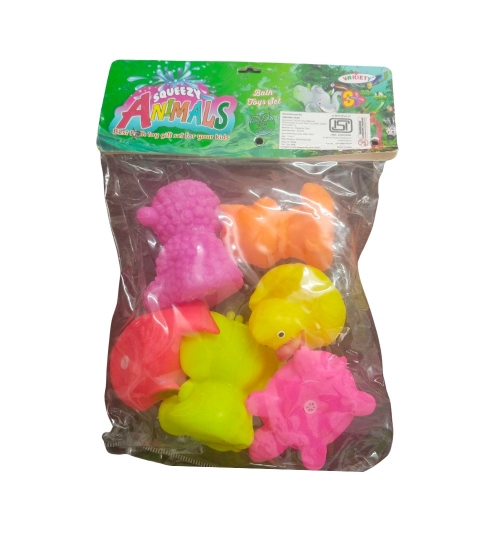Domestic Mixed Animal Chu Chu Toys | Rubber | Toys| 6+ Months Domestic Mixed Animal Chu Chu Toys | Rubber | Toys| 6+ Months