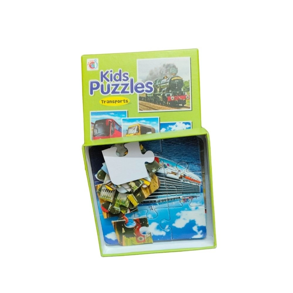 4 Pcs Set Transport Puzzle | Cardboard | Educational Toys| 3+ Years