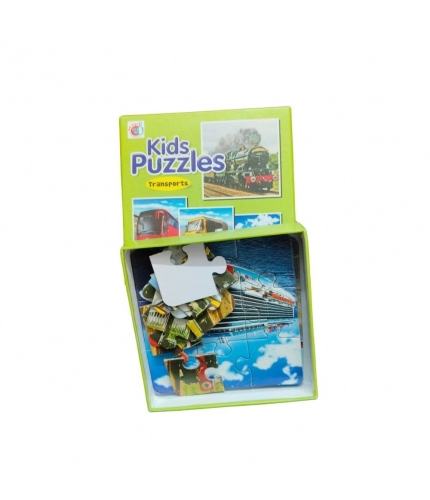 4_Pcs Set Transport Puzzle |   Cardboard  |   Educational Toys| 3+ Years