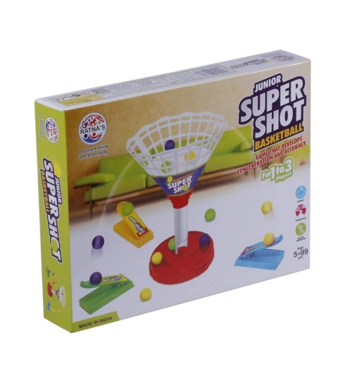 Junior Super Shot Basket Ball | Plastic | Educational Toys | 5+ Years