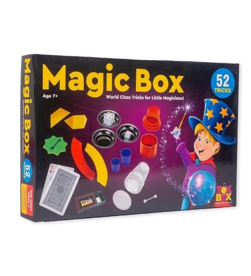 Magician Tricks Magic Box  | Cardboard, Plastic | Educational Toys | 3+ Years