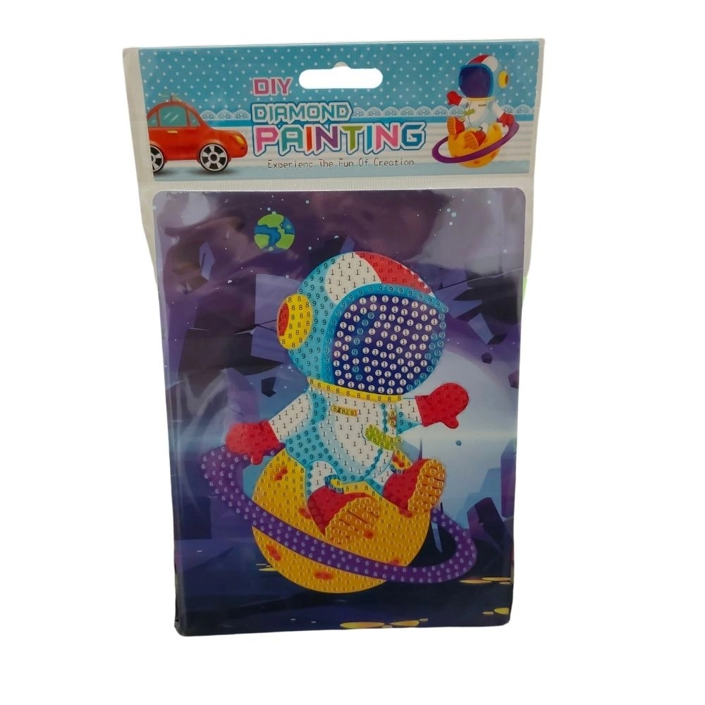 Pack Of 2 Diamond Painting Kit - Space Man | Cardboard | Stationery | 2+ Years