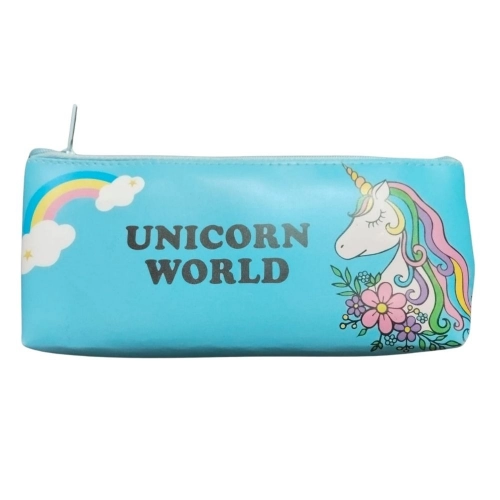 Pack Of_2 Pencil Poch - Unicorn World |   Canvas  |   Stationery | 3+ Years